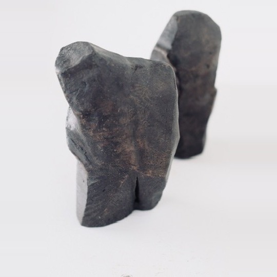 Magnet Study I, two upright forms